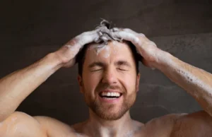 Wash and detangle the hair
