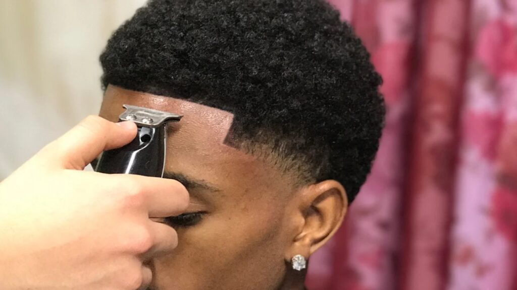 10. Low Fade with Afro