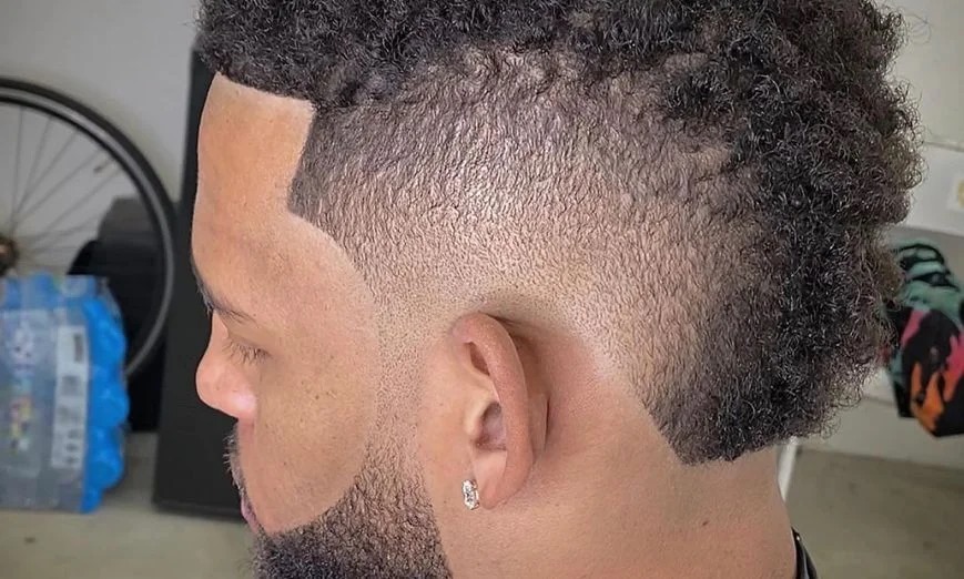 21. Low Fade with Mohawk