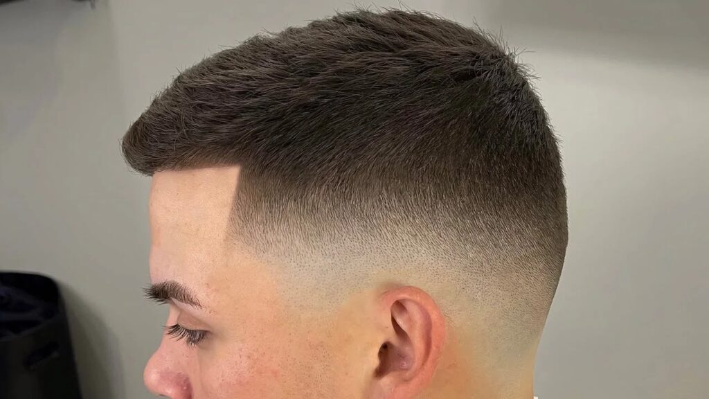22. Low Fade with Hard Part