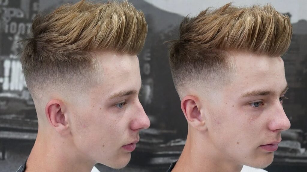 24. Low Fade with Quiff