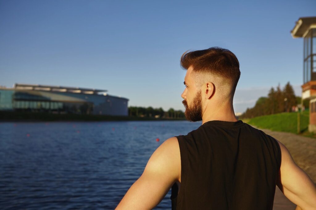 26. Low Fade with Flat Top