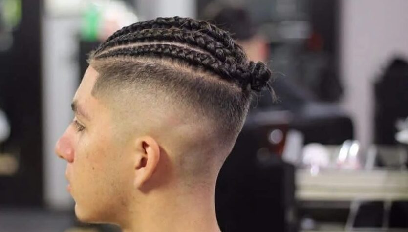 33. Low-Fade with Braids