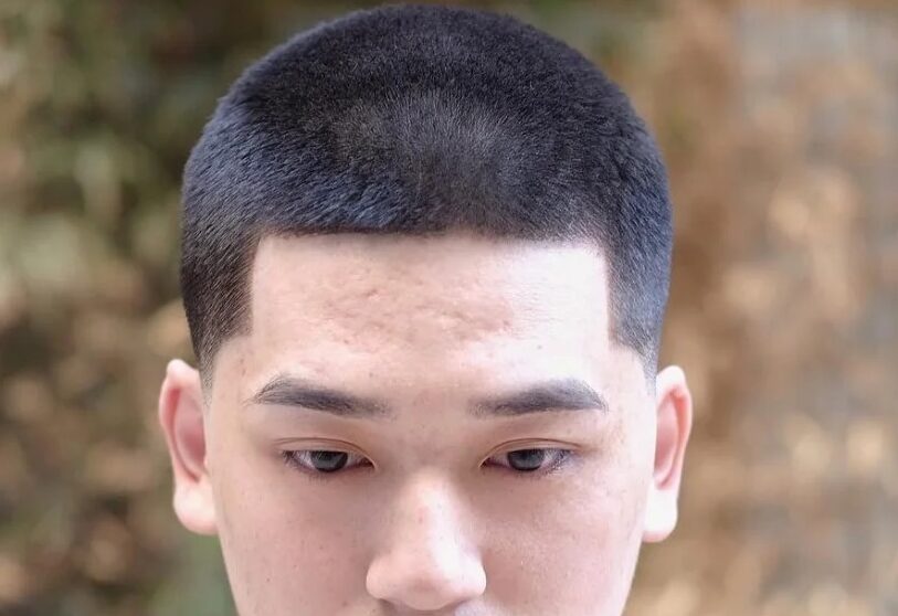 Asian Men Cutting