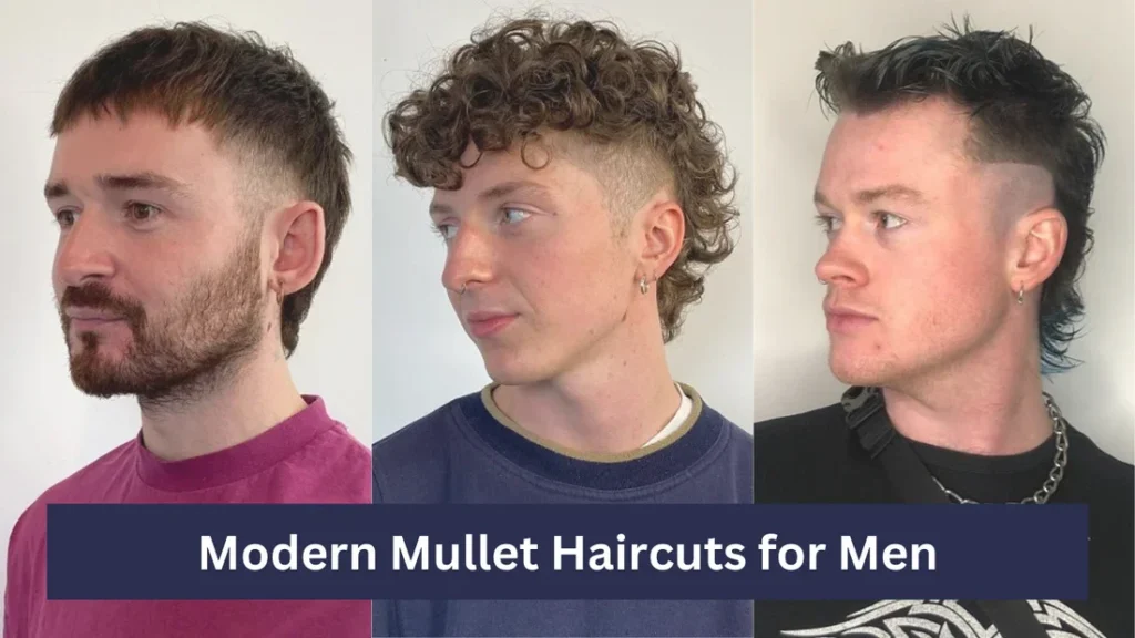 Modern mullet hairstyle for men featuring short front and sides with longer back – bold and trendy 2025 style