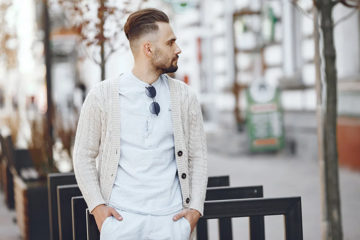 Drop Fade with Pompadour