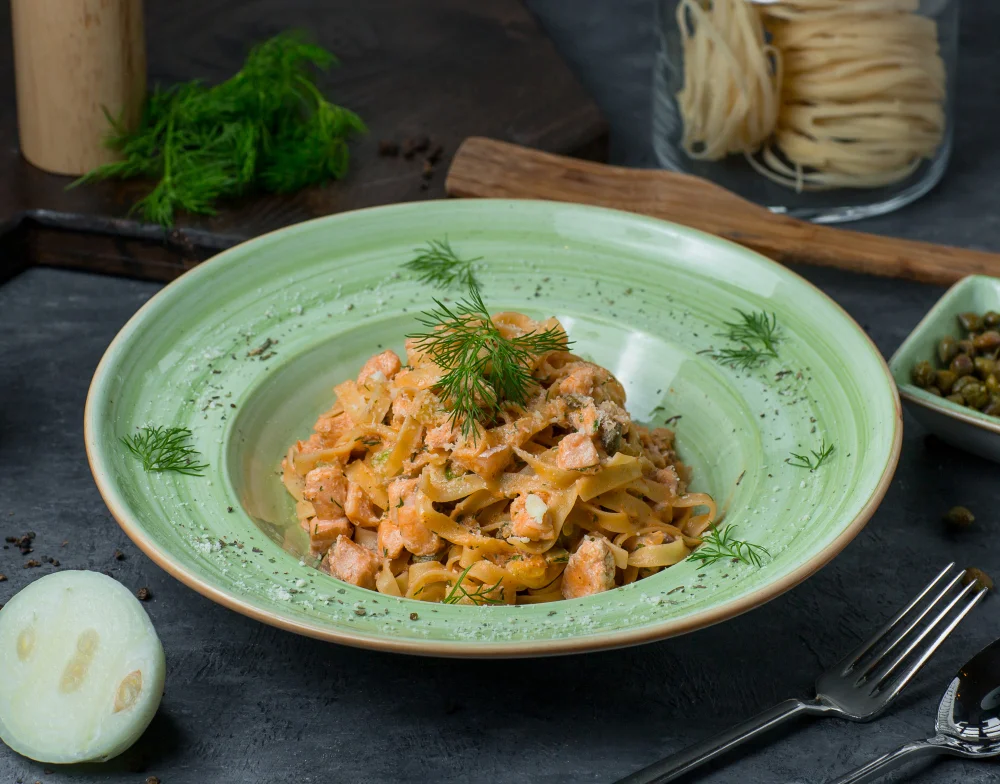 Creamy Chicken Spaghetti with Vegetables