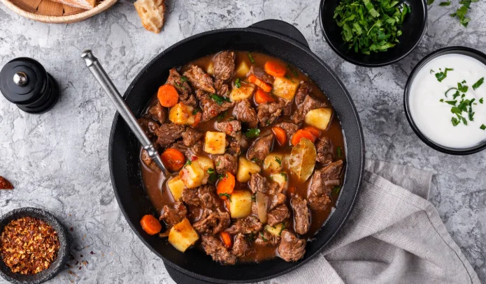 Beef Stew with Red Wine-easy dinner party meals