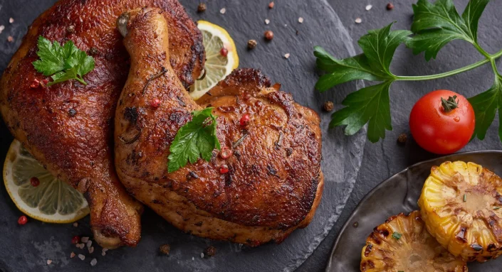 Tuesday Treat: Blackened Chicken Thighs & Kale Crunch Salad-30 Minute Meals for Dinner