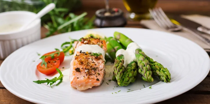 Lemon Herb Salmon with Asparagus