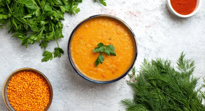 Lentil Soup with Herbs