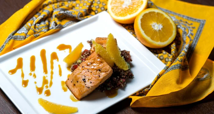 Maple Mustard Glazed Salmon Sweet Meets Savory-Thirty Minute Recipes