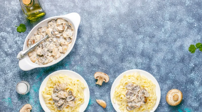Mushroom Risotto with Parmesan-dinner party food ideas