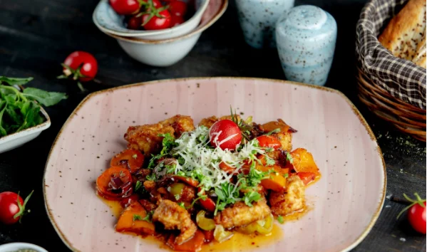 Roasted Vegetable Gnocchi-easy dinner party meals