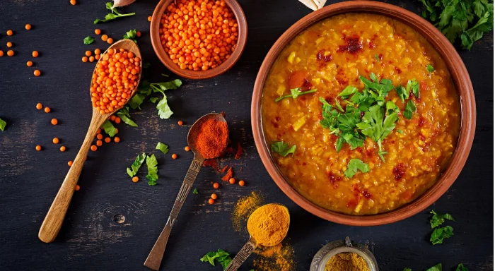 Spicy Lentil Curry-30 Minute Meal Ideas
