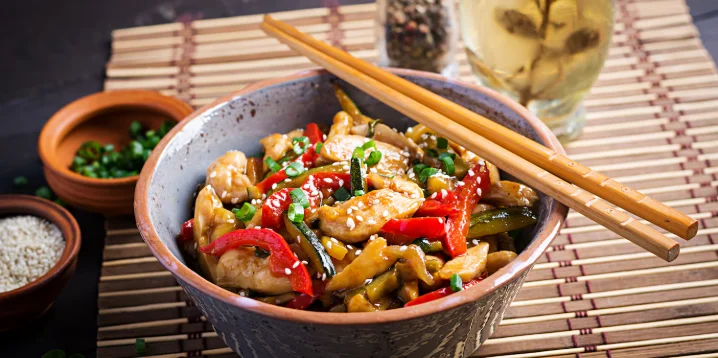 Spicy Tofu Stir Fry Meatless