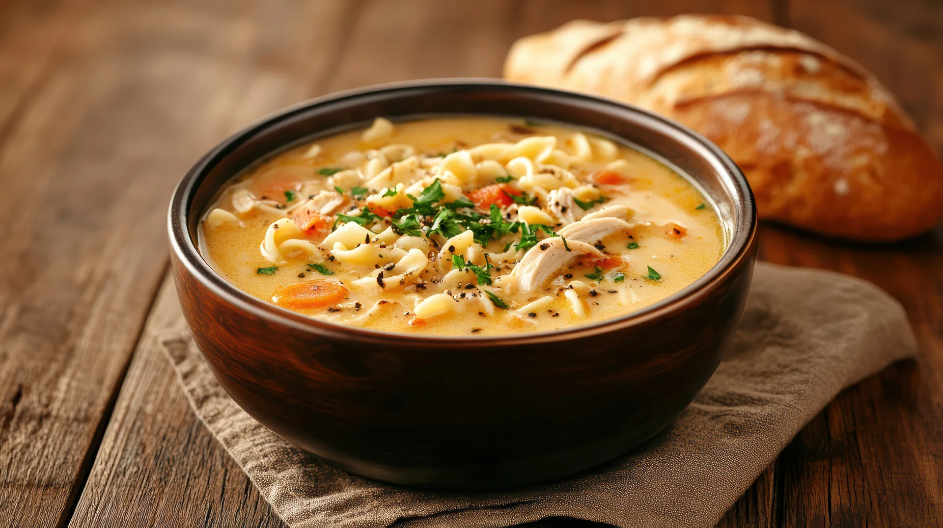 5. Chicken Noodle Soup Classic Comforting Slow Cooker Dinner Idea