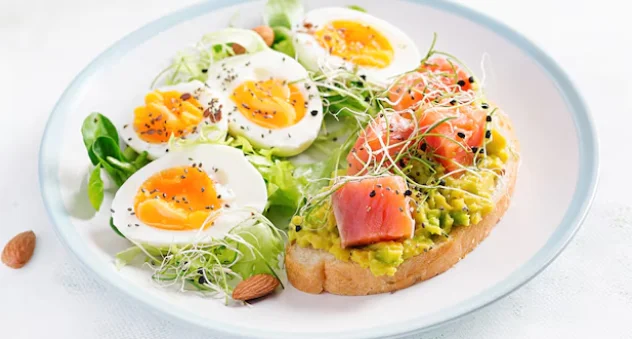 Avocado Toast with Eggs-breakfast food ideas