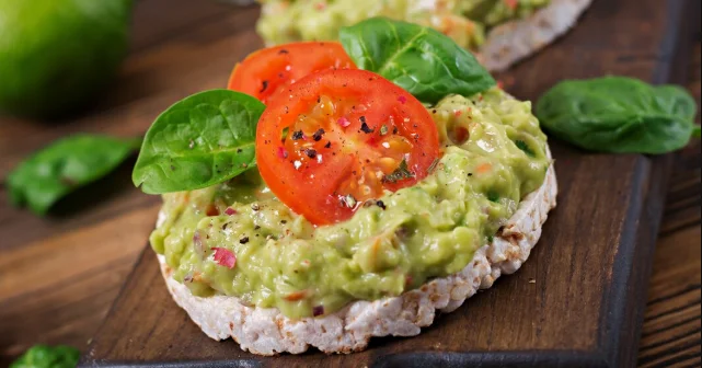 Avocado and Tomato Bagels