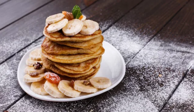 Banana Pancakes without Added Sugar