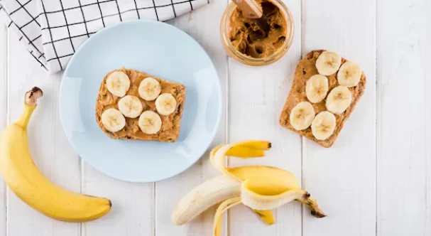 Banana and Peanut Butter Toast