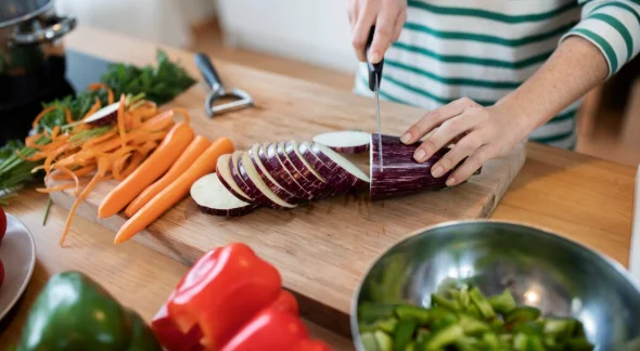 People cooking and enjoying food-crockpot express