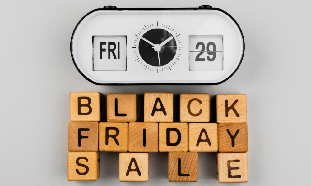 Calendar with Black Friday,