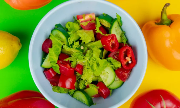 Colorful Green Salads