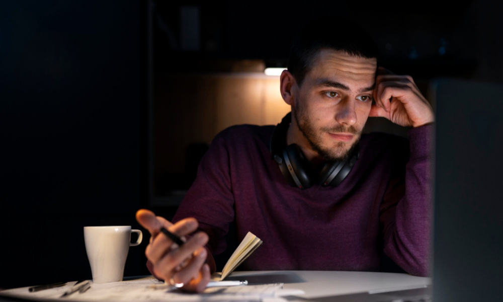 Content creator struggling with common YouTube SEO mistakes during video optimization