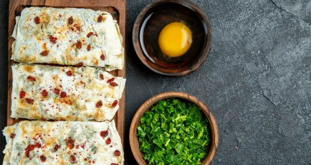 Egg and Spinach Wrap