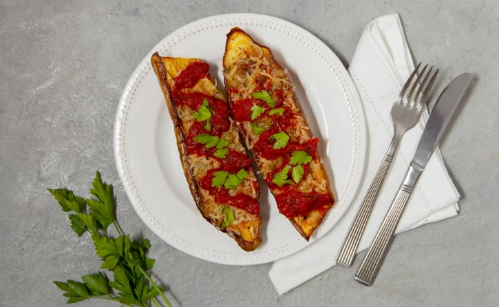 Eggplant Parmesan Stacks