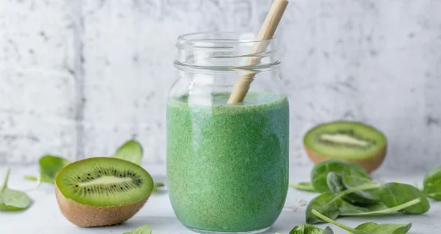Green Protein Smoothie-easy breakfast foods