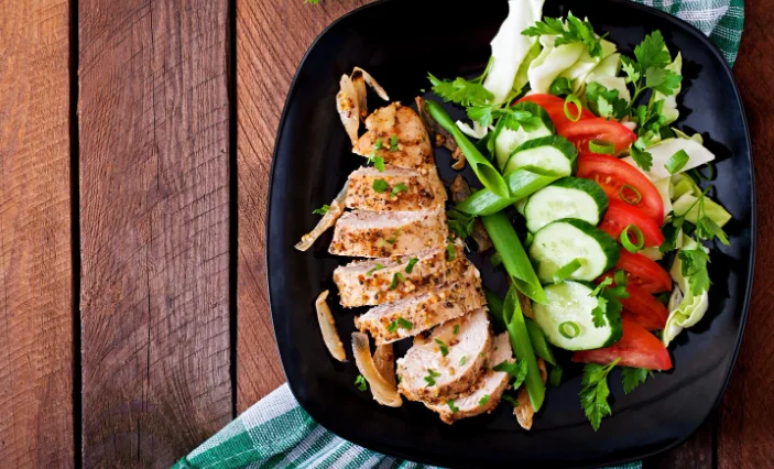 Grilled Chicken Avocado Salad
