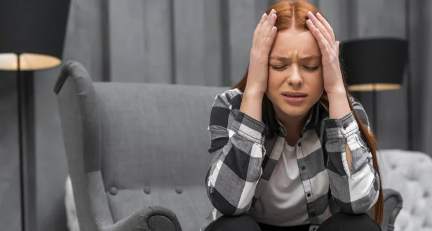 Close up of frustrated woman-personal growth counseling