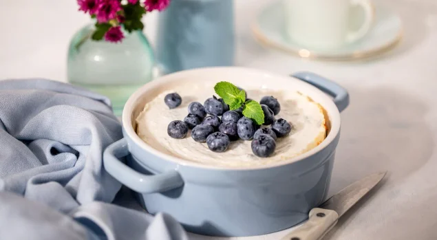 Overnight Oats with Blueberries-easy breakfast foods