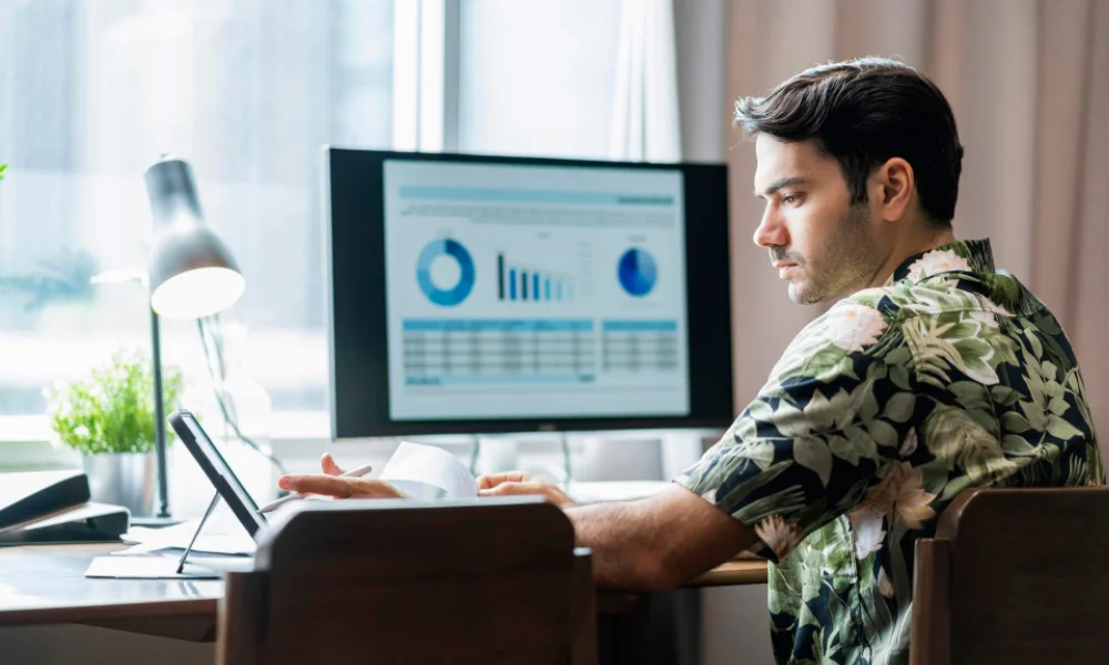 SEO professional tracking multi location SEO performance using Google Analytics