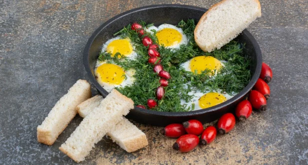 Shakshuka with Fresh Herbs-best brunch dishes