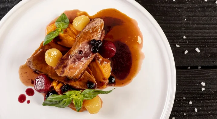 Slow-Braised Short Ribs in Red Wine Sauce-dinner recipes for dinner party