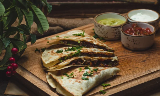 Spicy Chicken Quesadillas
