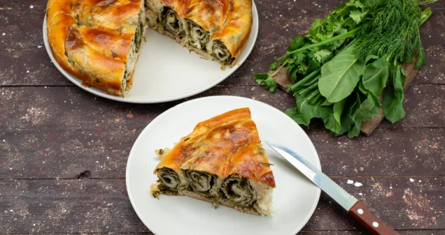 Spinach and Cheese Quiche