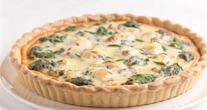 Spinach and Cheese Quiche