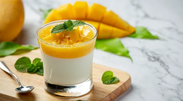 Tropical Mango Smoothie-quick breakfast foods