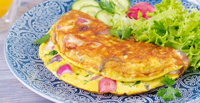 Veggie Omelette for Easy Breakfast Recipes