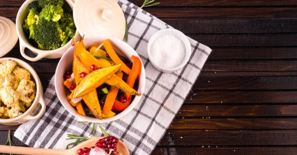 Healthy food composition with elegant style-slow cooker recipes for two