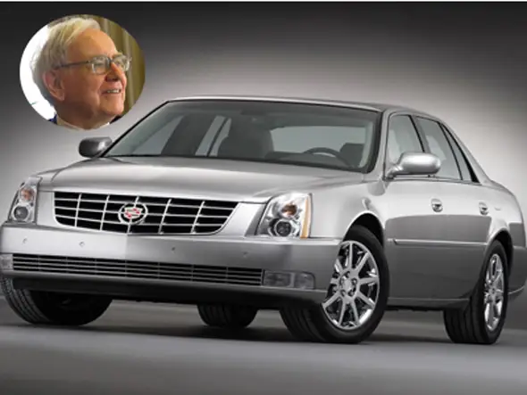warren buffett car cadillac