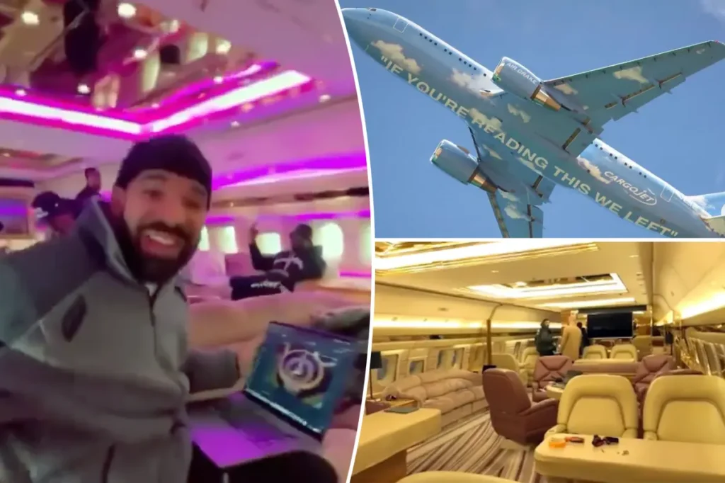 drake private jet air drake