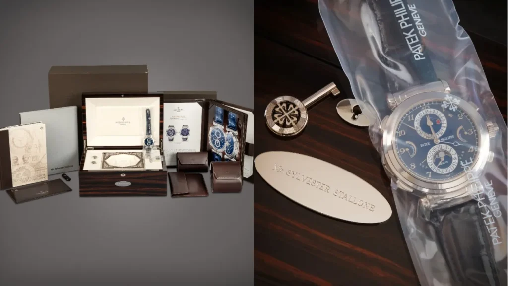 sylvester stallone patek philippe auction