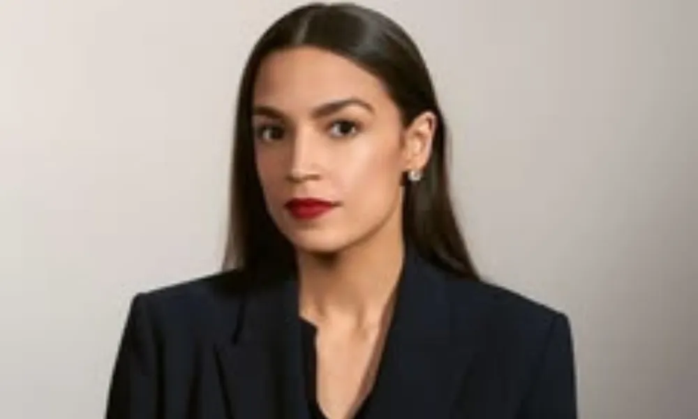 Alt Text: Representative Alexandria Ocasio-Cortez portrait for Alexandria Ocasio Cortez Net Worth 2026.