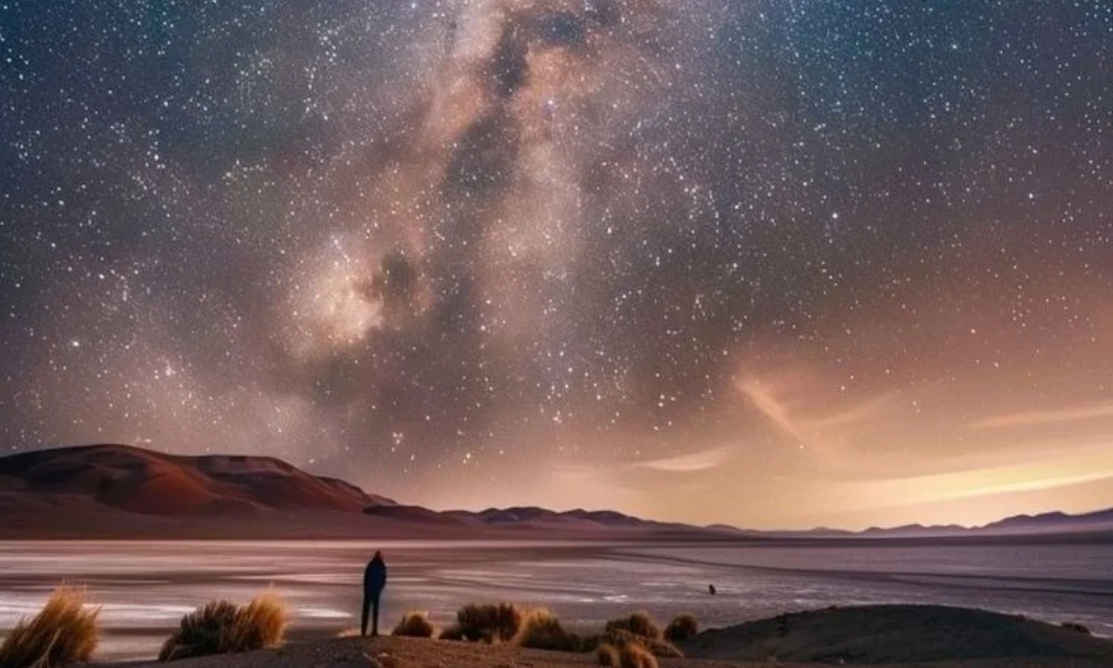 Stargazing beneath a starry sky in the Atacama Desert for Most Exclusive Travel Destinations.