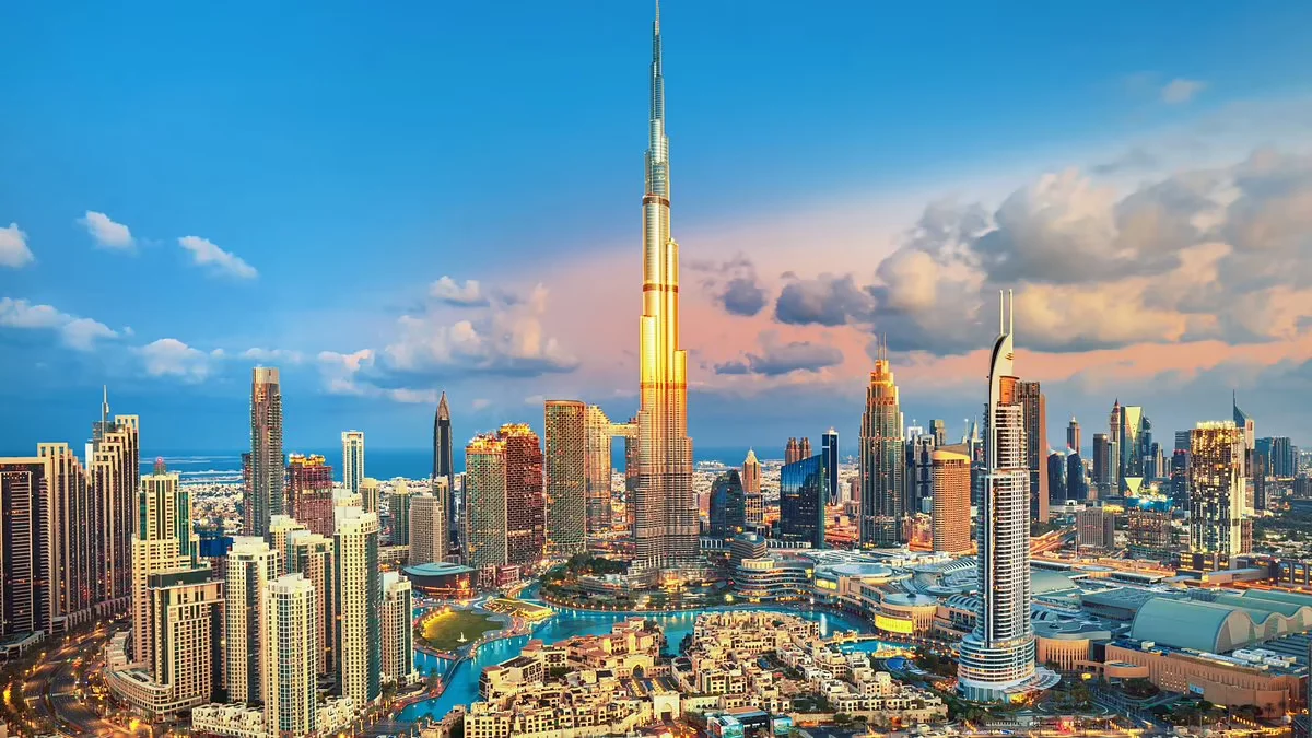 Panoramic skyline of downtown Duba-Best Luxury Travel Destinations